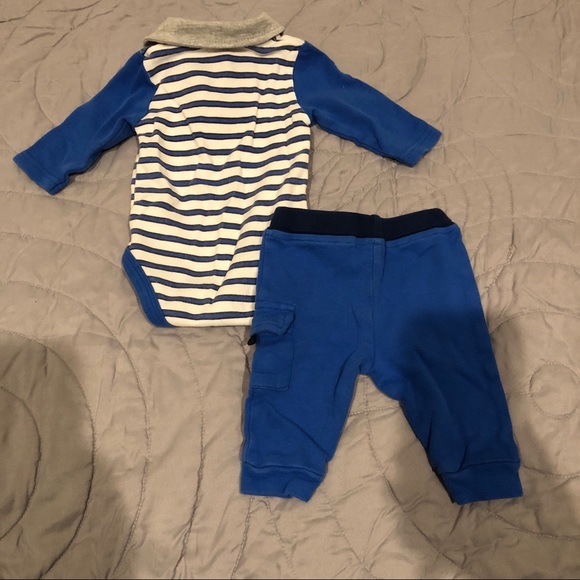 Isaac Mizrahi Infant Polo Outfit -Sz 0-3mo - Picture 2 of 3